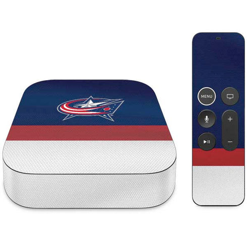 NHL Columbus Blue Jackets Alternate Jersey Apple TV Skin